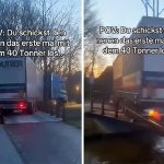 imagini virale cum trece un sofer roman cu tirul de 18 metri peste un podet pentru biciclete din olanda 67920b5d0037a
