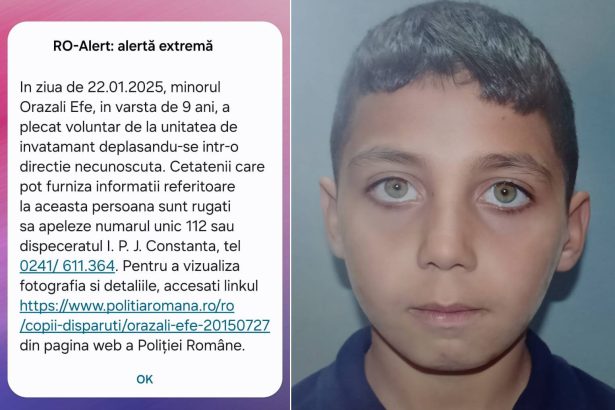 mesaj ro alert un minor de 9 ani a plecat de la scoala si nu a ajuns acasa 679109614946b