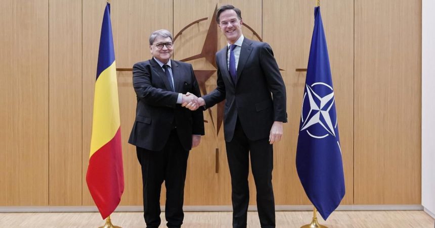 ministrul de externe a avut o intrevedere cu secretarul general al nato mark rutte discutii despre actiunile maligne ale rusiei 67992aea8e222
