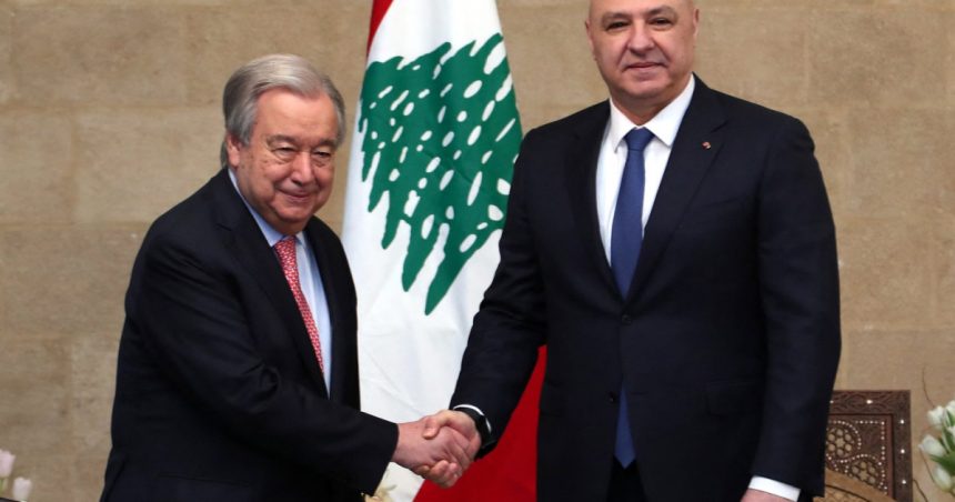 noul presedinte al libanului cere ca armata israelului sa paraseasca sudul tarii pana la 26 ianuarie 678bbfb3bb55d
