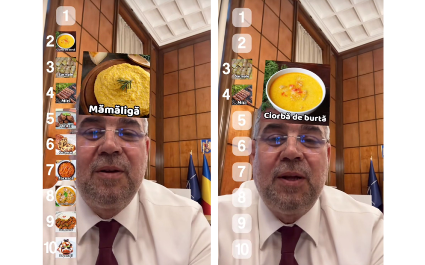 premierul marcel ciolacu ocupat cu mamaliga si micii pe tiktok in timp ce economia o ia la vale 67864d934f878