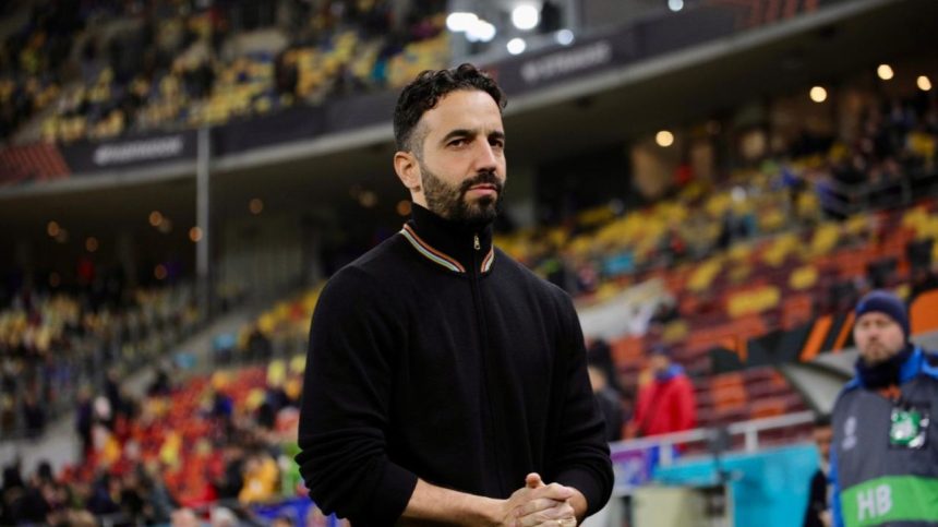 ruben amorim antrenorul lui united si a flexat muschii dupa victoria cu fcsb jucatorul remarcat de la ai nostri 679bfe7eba835
