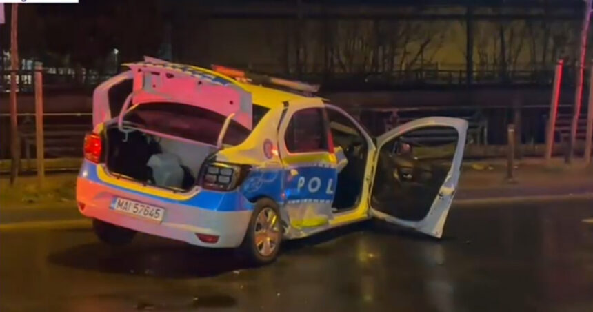 video accident grav in bucuresti cu 8 raniti o soferita a intrat intr o masina de politie 67821fb49415e