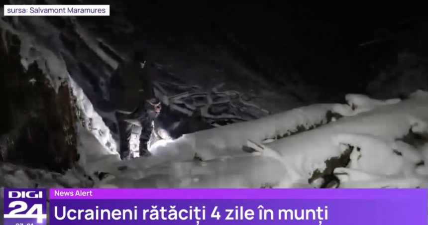 video doi ucraineni care au trecut granita prin munti au fost salvati de salvamontistii maramureseni 678ca4bead269