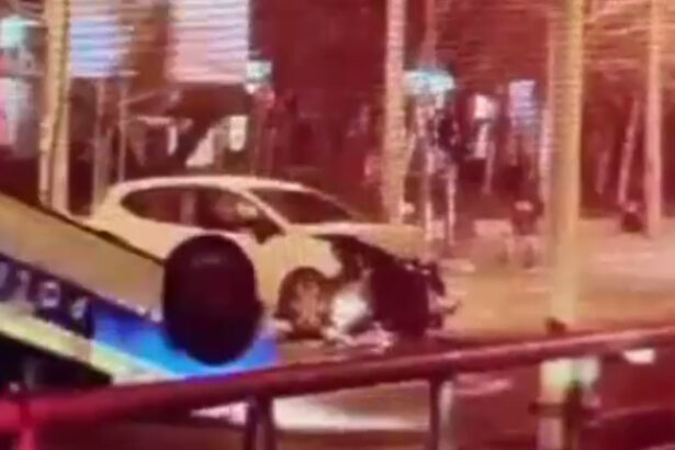 video o masina de politie aflata in misiune s a rasturnat dupa ce a fost lovita de un vehicul in capitala 6780dc74f05d9