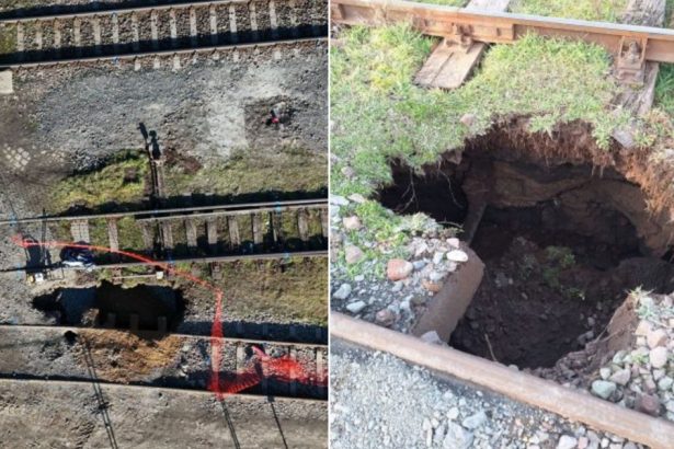 videofoto lucrarile la pasajul subteran din timisoara construit pe sub 10 linii de cale ferata au fost oprite dupa ce pamantul a luat o la vale 679b3068c8b22