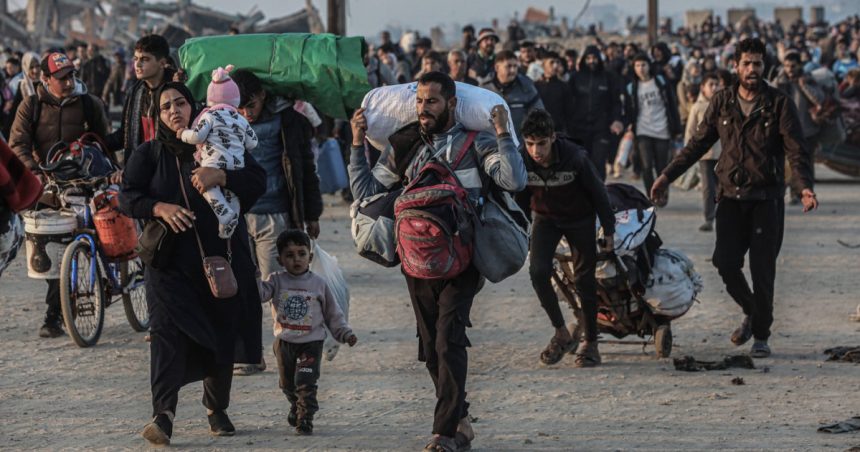 Mii de palestinieni strămutați se întorc în nordul Fâșiei Gaza, după încheierea unui acord privind ostaticii civili. 1 videofoto mii de palestinieni stramutati se intorc in nordul fasiei gaza dupa incheierea unui acord privind ostaticii civili 679768791ca53