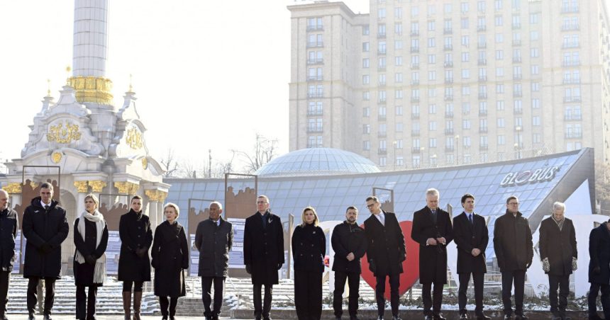 Alertă aeriană la Kiev în timp ce 13 lideri europeni se află în capitala Ucrainei pentru a comemora trei ani de război 1 alerta aeriana la kiev in timp ce 13 lideri europeni sunt in capitala ucrainei pentru a marca cei trei ani de razboi 67bc52e6de674