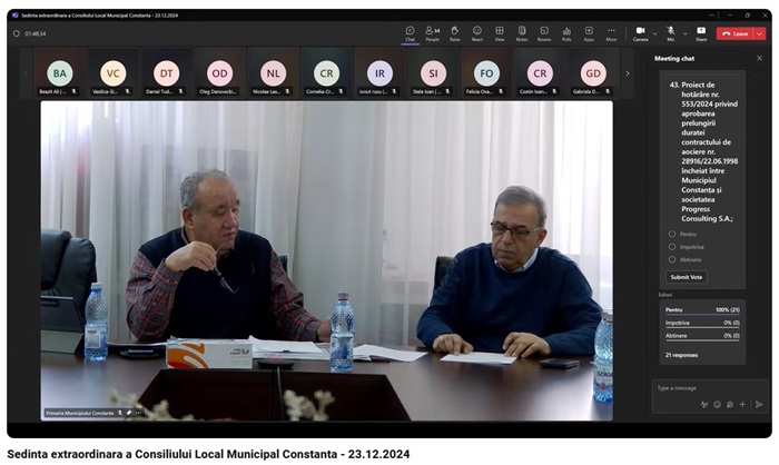 consilierii locali constanteni intruniti in sedinta ordinara ce proiecte au fost aprobate 67c1a113b7f7c