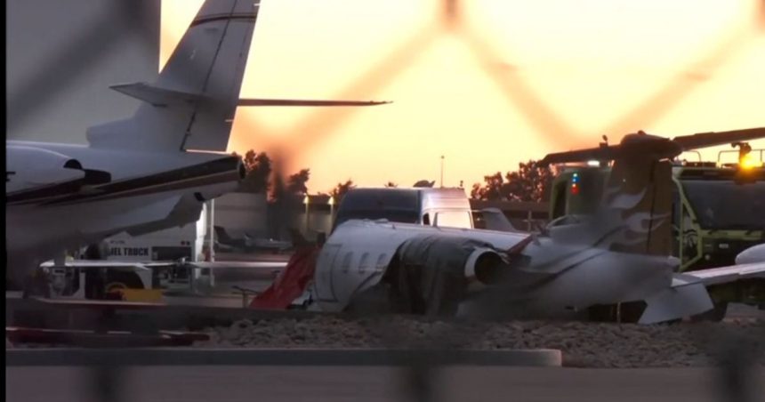 doua avioane s au ciocnit pe pista unui aeroport din arizona un om a murit si 3 sunt raniti 67aafe2da5db5