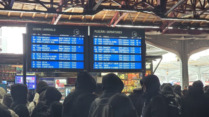 Întârzieri mari ale trenurilor care ajung și pleacă din Gara de Nord. Care este situația spre destinația Constanța? 1 foto intarzieri mari ale trenurilor care ajung si pleaca din gara de nord care este situatia spre destinatia constanta 67b48393bfb15