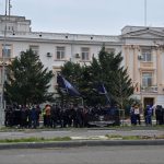 live foto video un nou protest la ipj constanta ordonanta trenulet ii scoate in strada pe oamenii legii 67ab14558404d