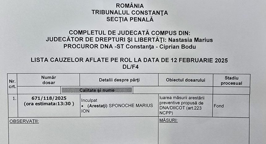 Marius Sponoche, managerul Spitalului Cernavodă, citat la Tribunalul Constanța pentru acuzația de luare de mită. 1 marius sponoche managerul spitalului cernavoda asteptat la tribunalul constanta este acuzat de luare de mita 67ac8577a64d9