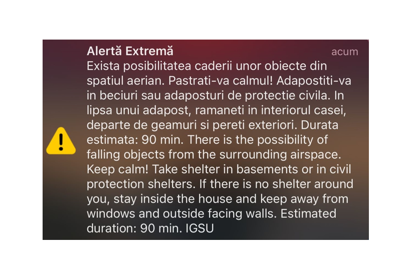 Mesaj RO-Alert pentru zona de nord a județului Tulcea 1 mesaj ro alert pentru nordul judetului tulcea 67b25ba5f40d3