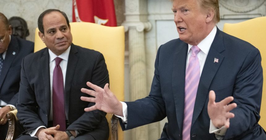 Președintele Egiptului i-a transmis lui Trump că lumea „contează pe el” pentru un acord de pace „permanent” între Israel și palestinieni. 1 presedintele egiptului i a spus lui trump ca lumea conteaza pe el pentru un acord de pace permanent intre israel si palestinieni 679e7e836c77b