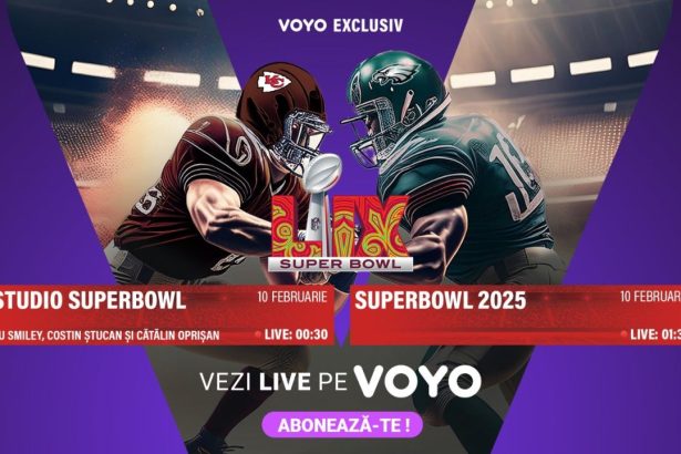 super bowl 2025 este live pe voyo costin stucan catalin oprisan si smiley invitati intr o editie speciala inainte de cel mai urmarit eveniment sportiv din sua 67a86c43f4025