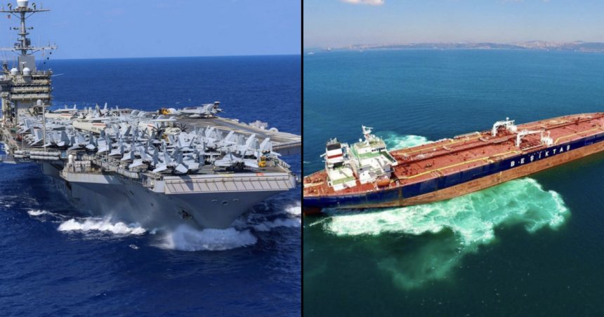 Un portavion nuclear al SUA a intrat în coliziune cu un vapor de marfă sub pavilion panamez în Marea Mediterană. 1 un portavion nuclear al sua s a ciocnit cu un vapor de marfa sub pavilion panamez in marea mediterana 67ae42a2633f8