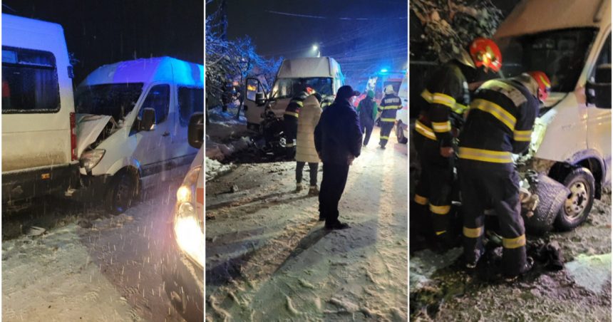 Carambol cu două microbuze și un TIR în Prahova: 24 de persoane rănite, 12 transportate la spital 1 video carambol cu doua microbuze si un tir in prahova 24 de persoane au fost ranite 12 transportate la spital 67b5ad5ca7076