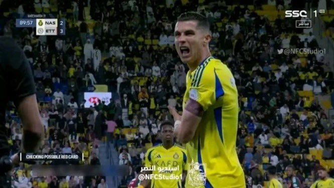 Cristiano Ronaldo, criză de nervi la Al-Nassr după cartonașul roșu arătat în minutul 90+2! 1 video cristiano ronaldo criza de nervi la al nassr dupa cartonasul rosu aratat in minutul 902 67b98539015be
