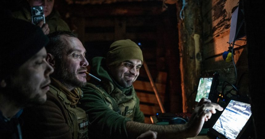 video filmari uav operatorii de drone si puscasii marini au oprit asaltul rusilor in sectorul pokrovsk 67a214711c3b7