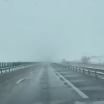 video trafic fluid pe autostrada a2 in ciuda ninsorii autoritatile recomanda prudenta 67b2156275cb0