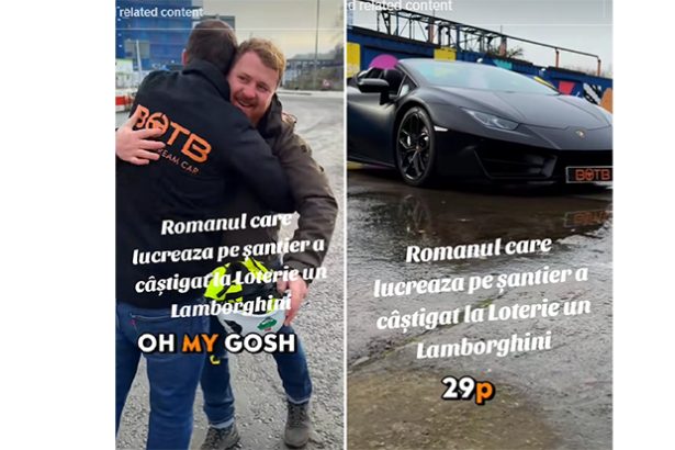 video un roman a castigat la loteria britanica un lamborghini huracan tanarul a refuzat masina 679f3a5c95b0a