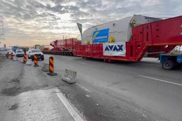 video un transport agabaritic record pentru romania de aproape 800 de tone traverseaza tara catre termocentrala mintia 67bb21e4a3e32