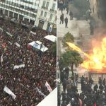 videofoto nu a fost un accident a fost o crima sute de mii de persoane protesteaza in grecia la doi ani dupa cel mai grav accident feroviar 67c1aa51dcfab