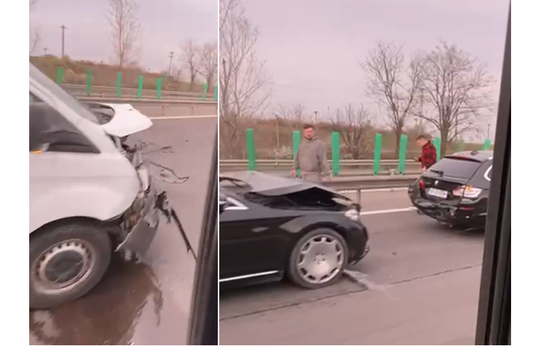 accident in lant pe a2 sensul spre constanta intre doua autoturisme si o autoutilitara traficul este restrictionat 67e6ca599441e