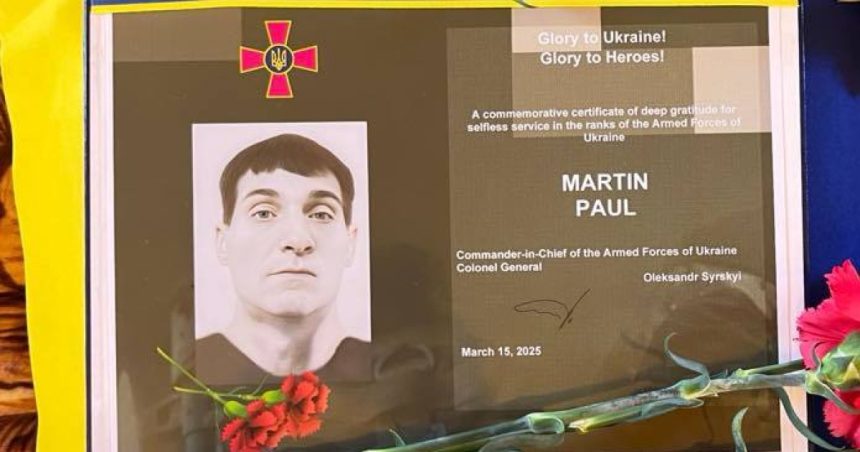 Ambasada Ucrainei: Joi, în Argeş a avut loc înmormântarea lui Marin Paul, cetăţean român şi voluntar în armata ucraineană 1 ambasada ucrainei joi in arges a avut loc inmormantarea cetateanului roman marin paul voluntar in armata ucraineana 67dc78f374bea