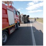 basculanta rasturnata in sant pe dn22 circulatia se desfasoara pe o singura banda vezi aici zona afectata 67d96a101e3a7