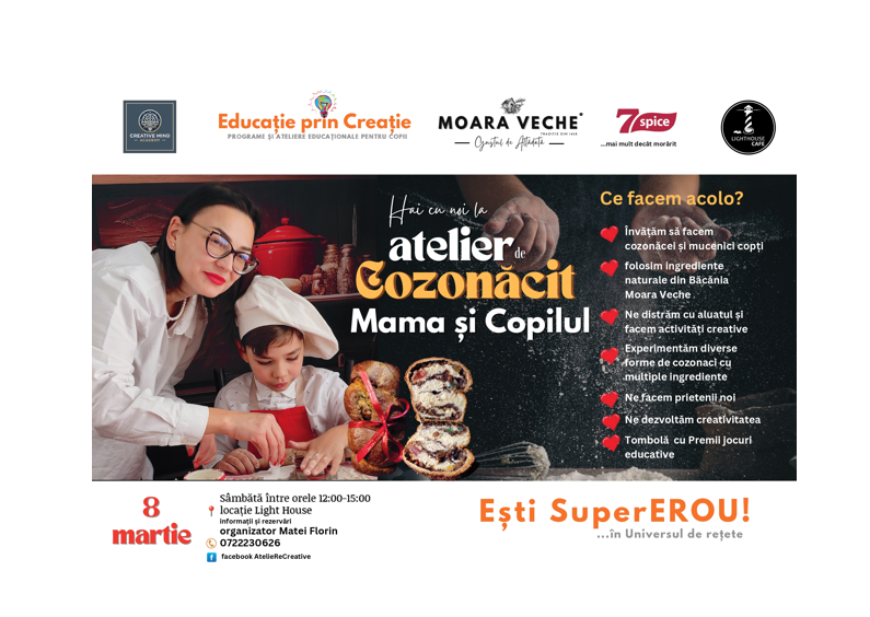 constanta de 8 martie mamicile si copiii pot participa la atelierul de cozonacit organizat de fondatorul brandului moara veche 67c869b213b4f