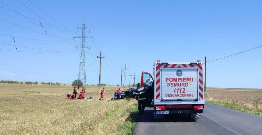 Două autoturisme s-au răsturnat pe DN 22, în apropierea localității Oituz 1 doua autoturisme s au rasturnat pe dn 22 in zona oituz 67dfa2a1601a4