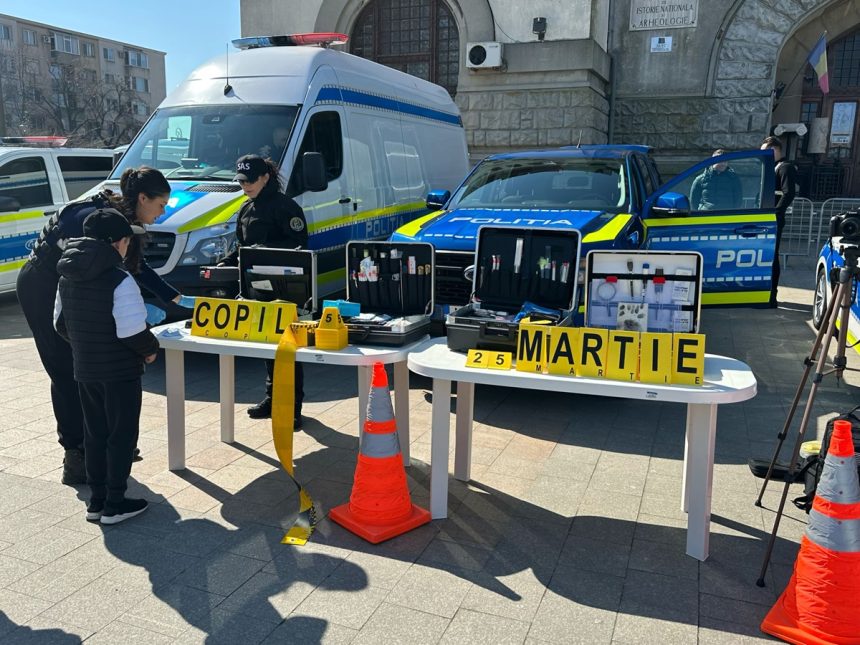 foto politistii din constanta intalnire in piata ovidiu cu micii aspiranti la o cariera cu epoleti 67deebdc4c9b3