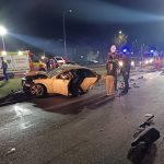 foto video accident cumplit la intrare in mamaia doua victime se zbat intre viata si moarte o masina s a rupt in doua in urma impactului 67cf71bac11b6