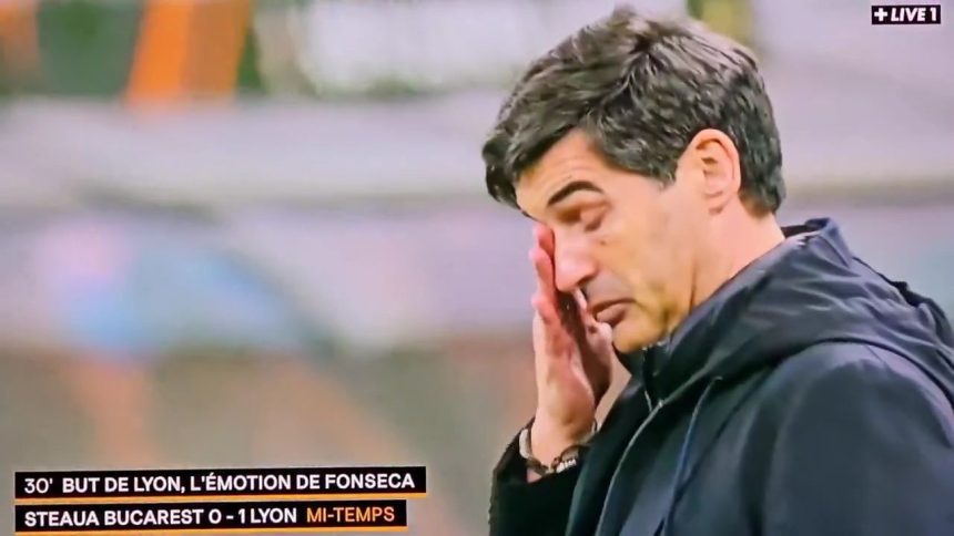 galerie foto paulo fonseca in lacrimi la fcsb lyon momentul in care nu s a mai putut abtine 67c9f5625f7d1
