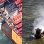 galerie foto un barbat a fost arestat in legatura cu cele doua nave care s au ciocnit in marea nordului in largul coastei britanice 67d074695e0eb