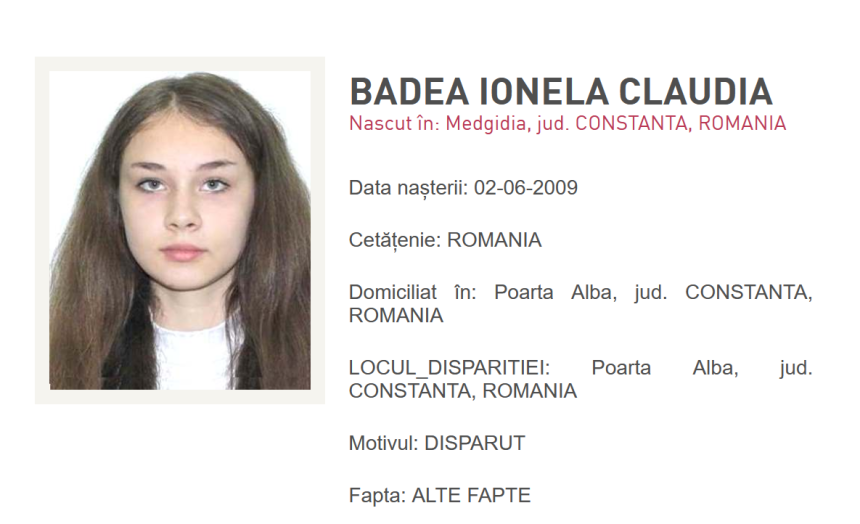 politistii sunt in alerta o minora in varsta de 15 ani din poarta alba a disparut de acasa 67dadb474f186