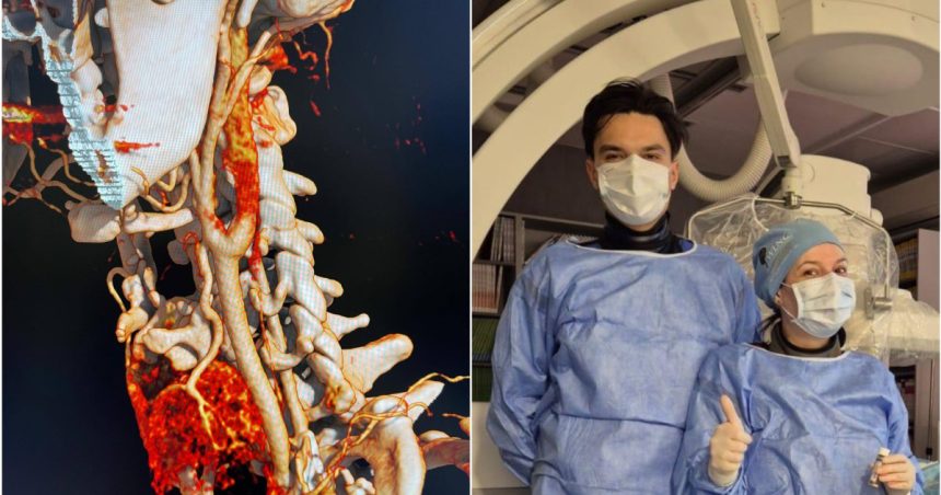 premiera medicala in romania prima embolizare arteriala tiroidiana realizata la spitalul universitar de urgenta bucuresti 67d1bf4814037