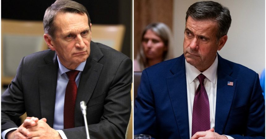 Primul contact oficial între șeful spionajului rus și directorul CIA după învestirea lui Trump: discuțiile dintre Narîșkin și Ratcliffe. 1 primul contact oficial intre seful spionajului rus si directorul cia dupa investirea lui trump ce au discutat nariskin si ratcliffe 67d14071efafe