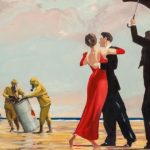 un tablou semnat de celebrul artist stradal bansky a fost vandut pentru o suma uriasa pentru cat a fost adjudecata lucrarea 67c81b2393255