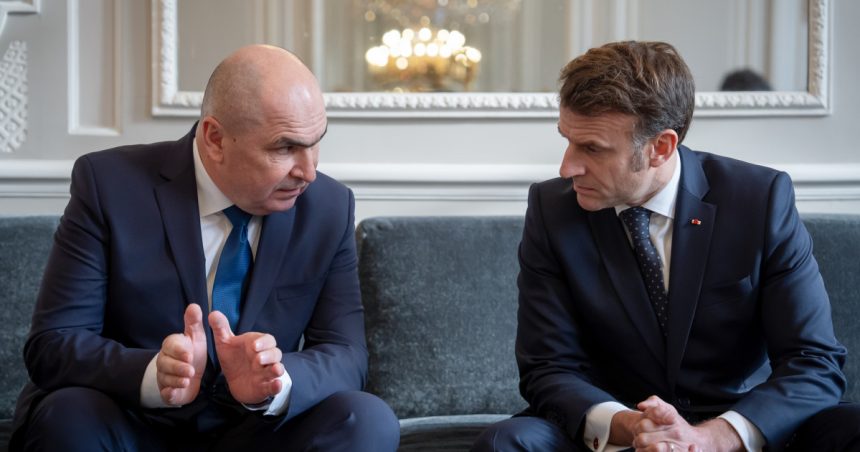video bolojan primit de macron la summitul pentru ucraina de la paris la reuniune participa peste 30 de lideri din ue si nato 67e51c0c9e7ad