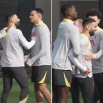 video tensiuni la liverpool inaintea returului decisiv cu psg ce s a intamplat la antrenament intre salah si alexander arnold 67cfdd13d7f62