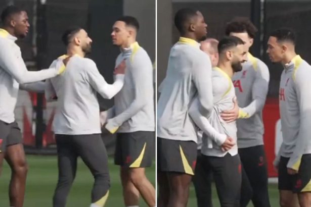 video tensiuni la liverpool inaintea returului decisiv cu psg ce s a intamplat la antrenament intre salah si alexander arnold 67cfdd13d7f62