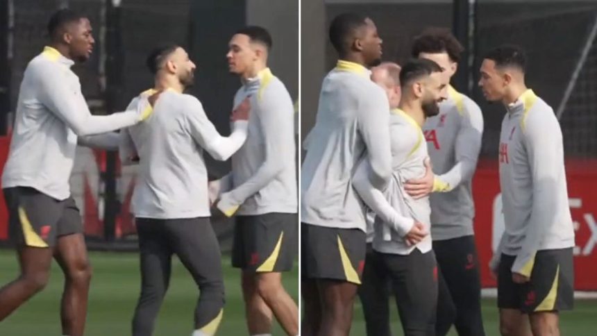 video tensiuni la liverpool inaintea returului decisiv cu psg ce s a intamplat la antrenament intre salah si alexander arnold 67cfdd13d7f62