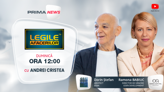 Arh. Dorin Ștefan și Ramona Babiuc, invitații emisiunii Legile Afacerilor 1 arh dorin stefan si ramona babiuc invitatii editiei legile afacerilor 68396dfcd5ba0