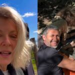 dragos bucur si baietelul kadri surprinsi cand se joaca cu porcul familiei in gradina casei dana nalbaru i a filmat cand a luat o pauza de la sadit rasaduri 682ddc7a4bf58