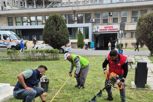 foto asociatia act for tomorrow amenajeaza zilele acestea spatiul verde din curtea spitalului judetean constanta 682765fa1852a