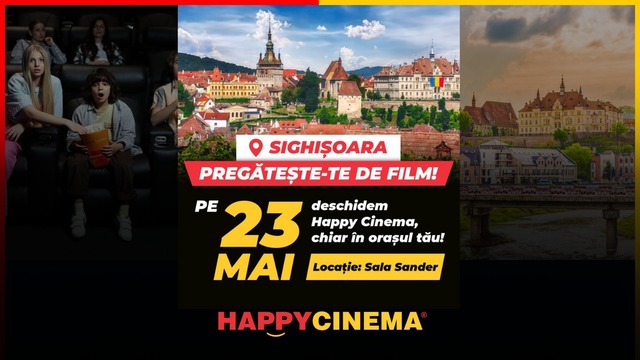 Lanțul românesc Happy Cinema se extinde și ajunge în Sighișoara 1 foto lantul romanesc happy cinema se extinde si ajunge in sighisoara 682ecd97e1fa2