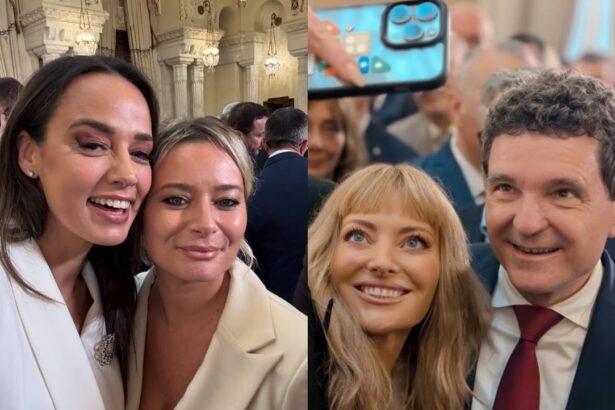 imagini cu vedetele la investirea lui nicusor dan delia andreea raicu si anca serea nu au ratat ocazia de a face poza cu noul presedinte al romaniei 68355fb2b6dd2